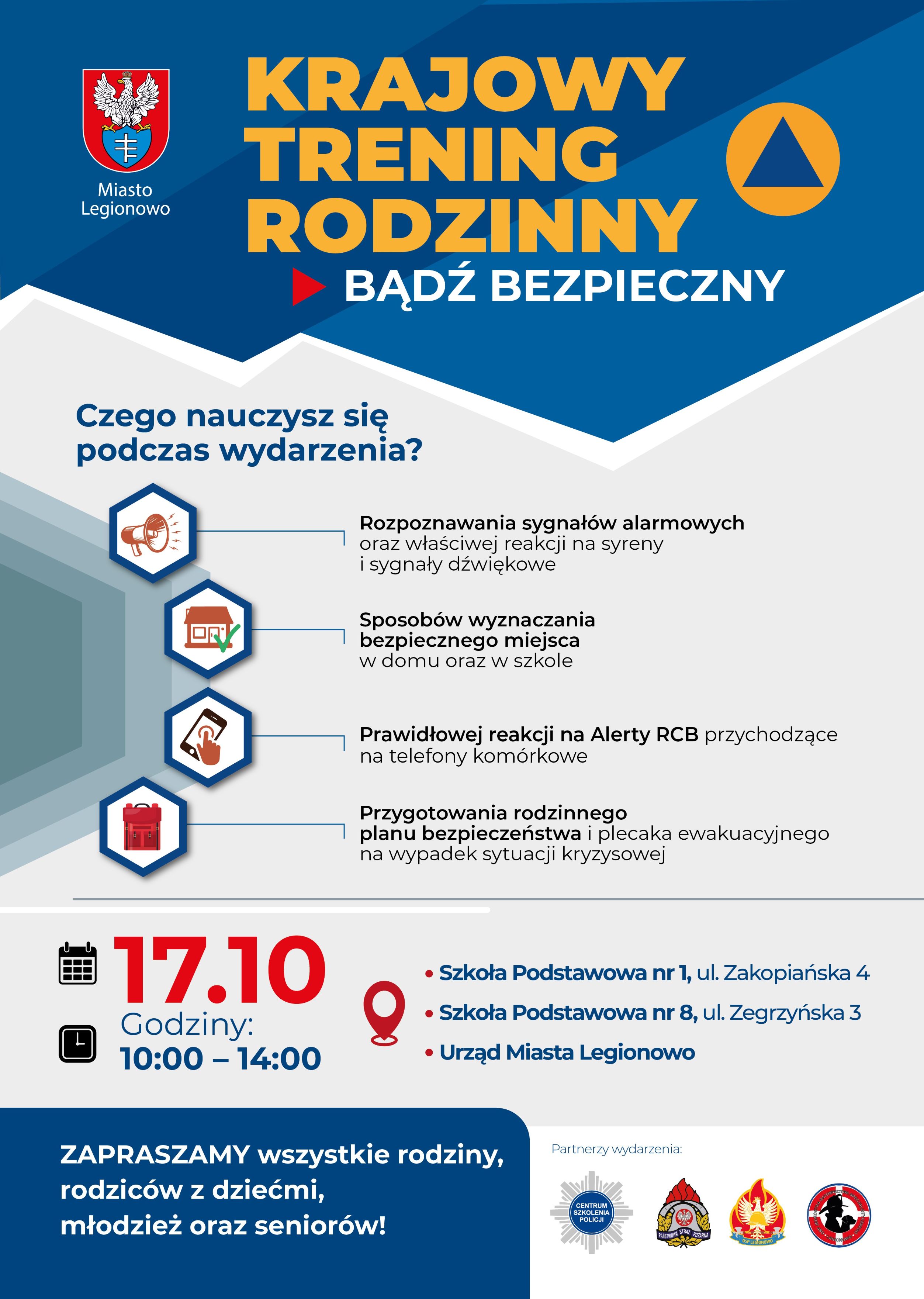 Więcej o: Krajowy trening rodzinny - bądź bezpieczny!